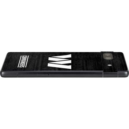 NFL Washington Commanders Black and White Google Pixel 7a Skin